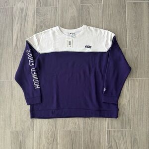 NWT Champion Men’s XL TCU Crewneck Pullover Sweater